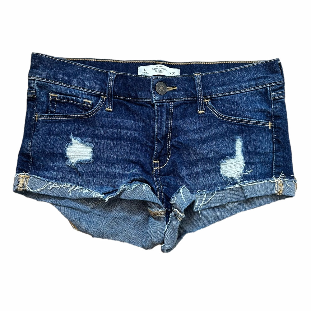 Abercrombie & Fitch Distressed Jean Shorts Size 27/4